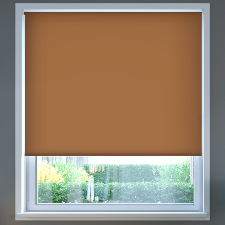 Darkening Roller Blind, Bronze