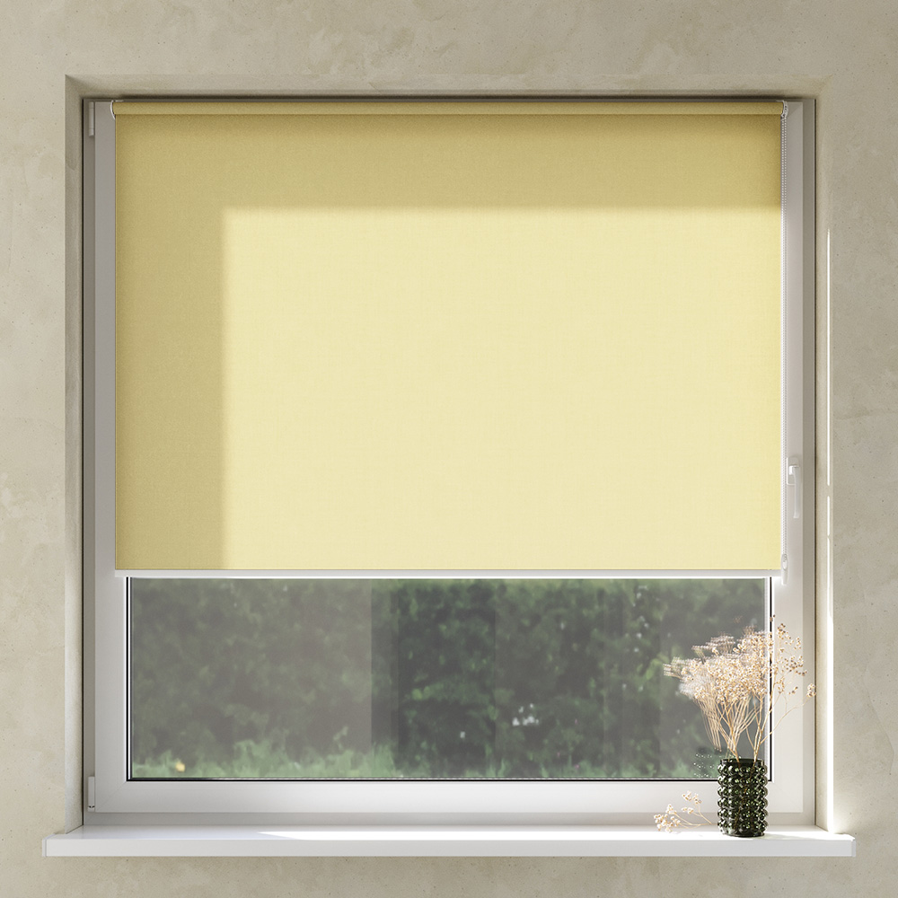 Darkening No Drill Premium Roller Blind, Freesia