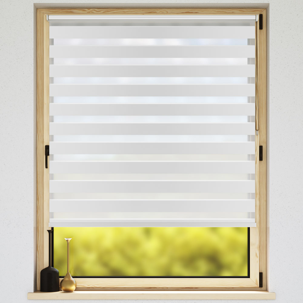 Blackout Premium Day and Night Blind, Alnes Pearl