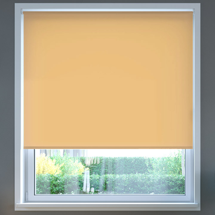 Darkening Roller Blind, Peach Blur