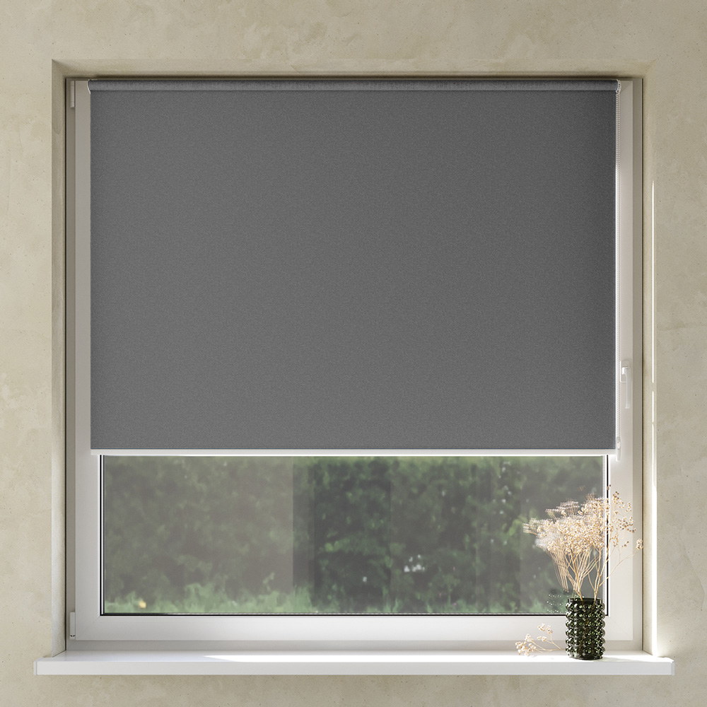 Blackout No Drill Premium Roller Blind, Chia pudding