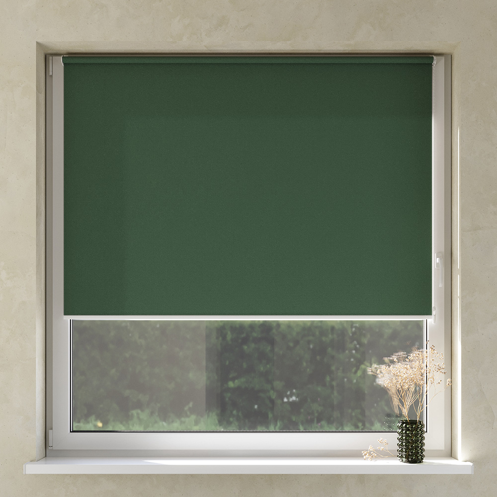 Darkening No Drill Premium Roller Blind, Ficus