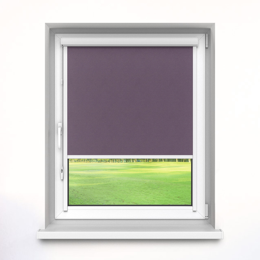 Blackout PureNight Premium Roller Blind, Violet