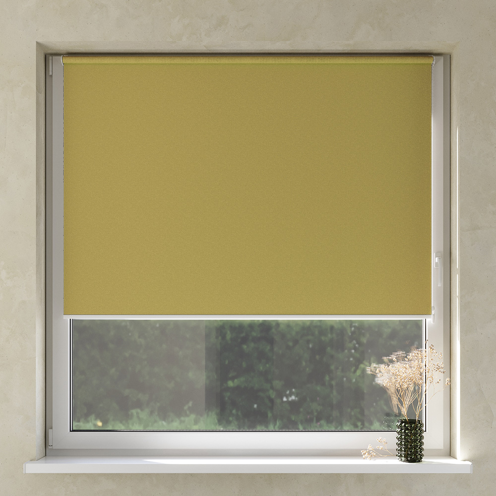 Blackout No Drill Premium Roller Blind, Pineapple