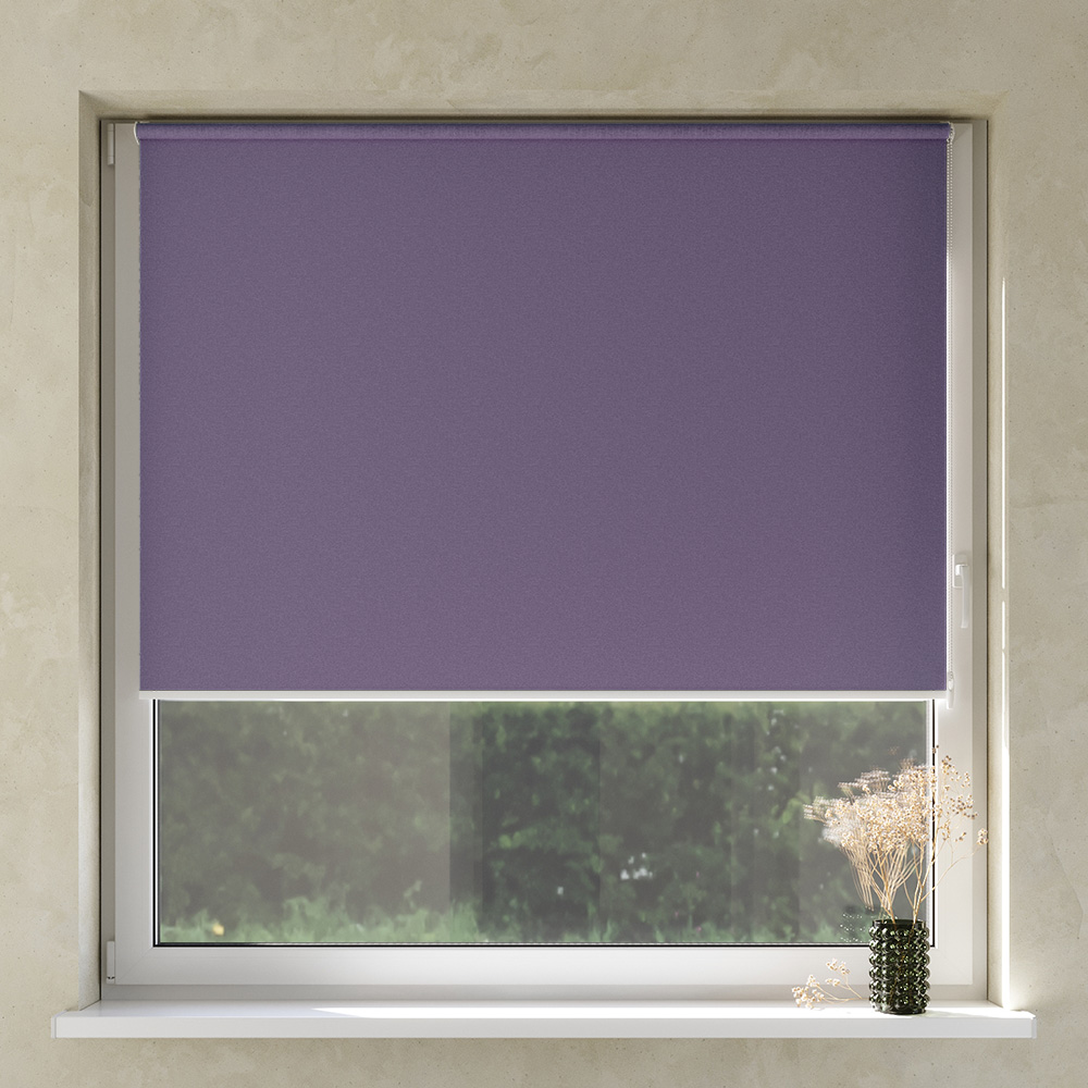 Blackout No Drill Premium Roller Blind, Purple potatoes