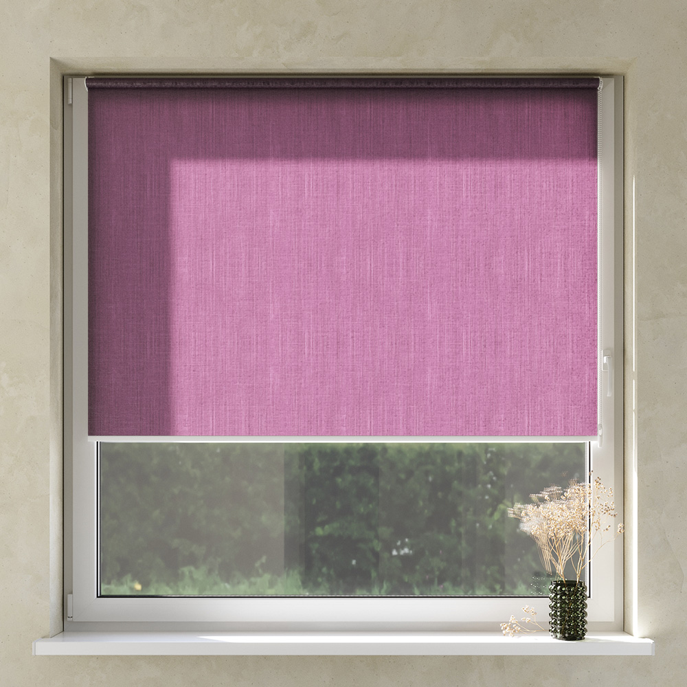 Darkening No Drill Premium Roller Blind, Heather