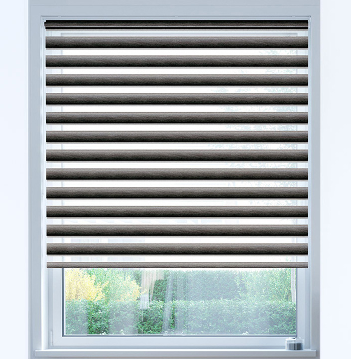 Day and Night Roller Blind, Charcoal