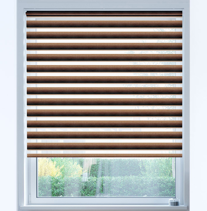 Day and Night Roller Blind, Espresso